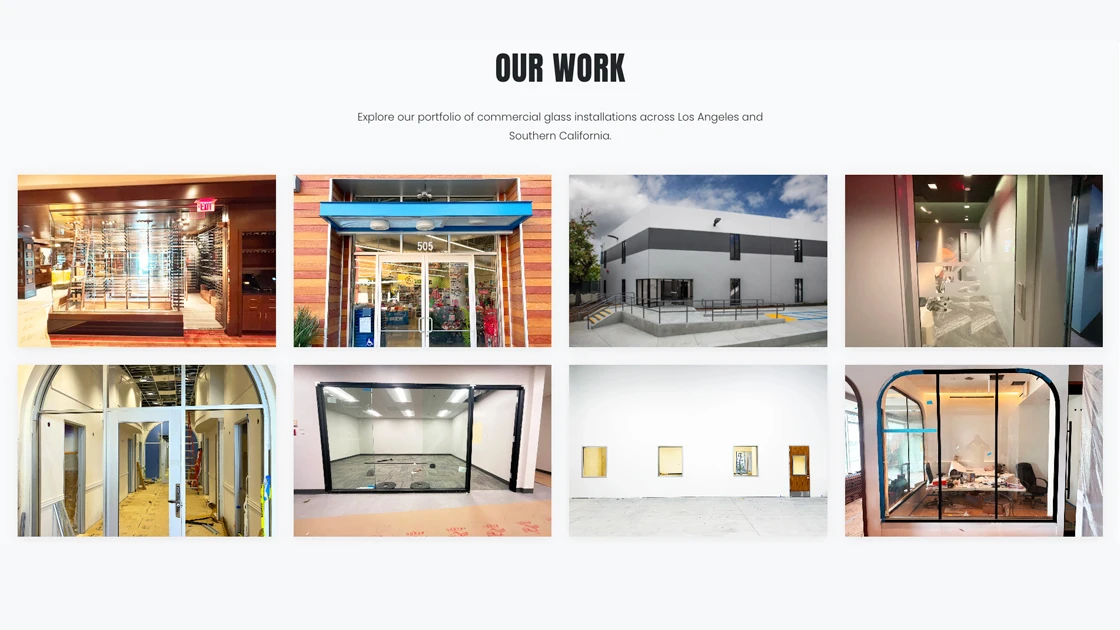 First Quality Glass - Work Section Screen Print