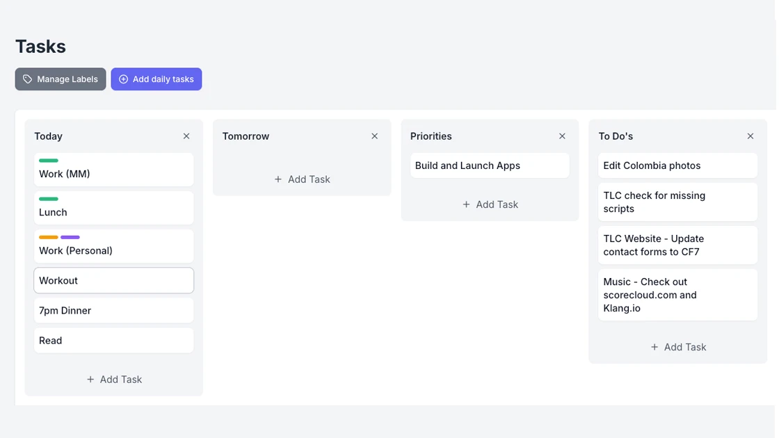 VM Concepts PWA - Kanban Task Manager